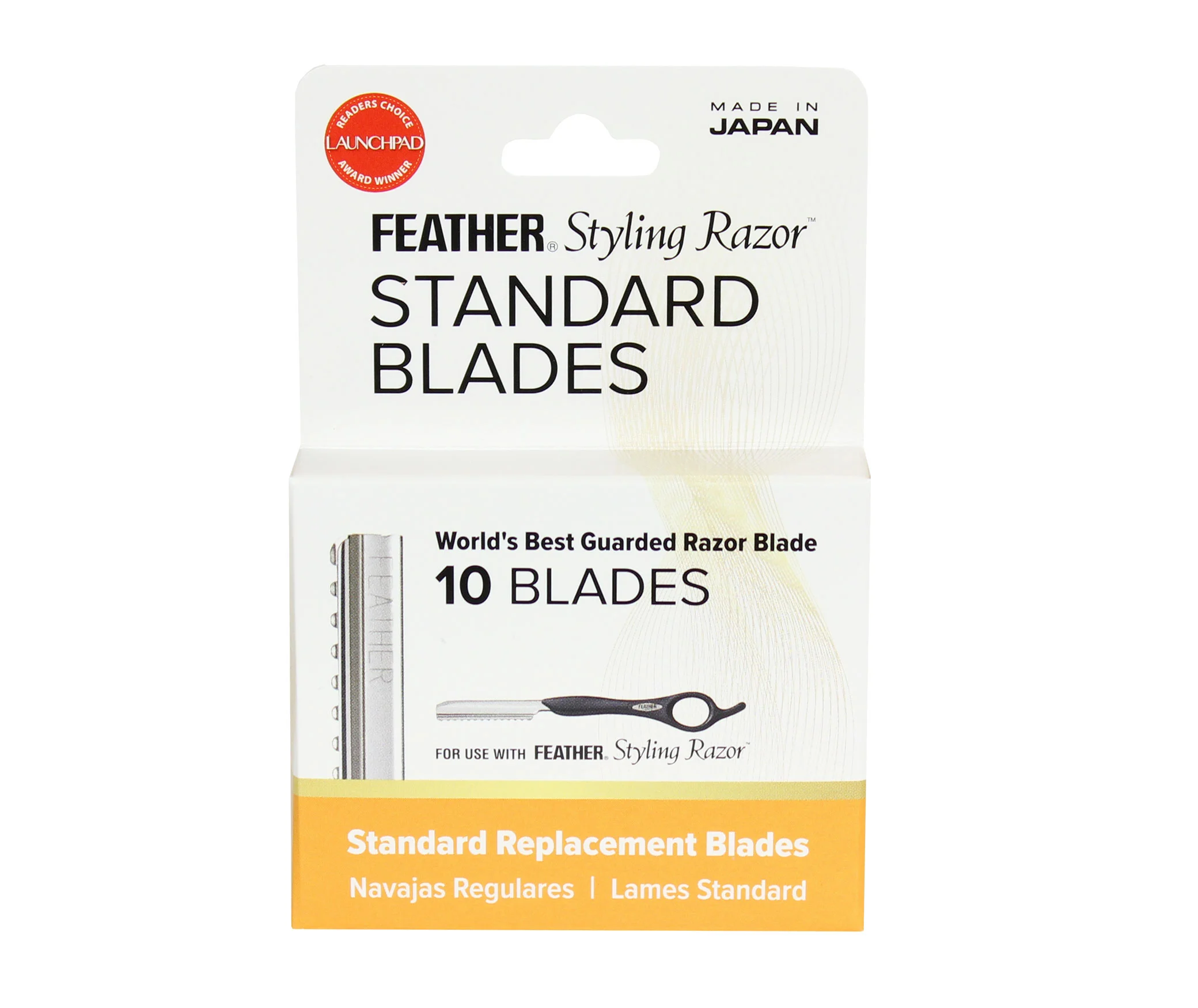 LA shear2 Feather Styling Razor Standard Blades 10pk 1 Feather Razor Blades – 10pk