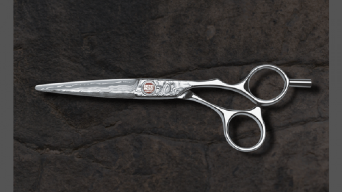 Icon Shears Blades Black 6.5 inch shear scissors with tension screw