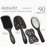 Aloha Kit - 4-Piece "Island Spirit" Brush Set (KP3, KV1, KT7, CX8)