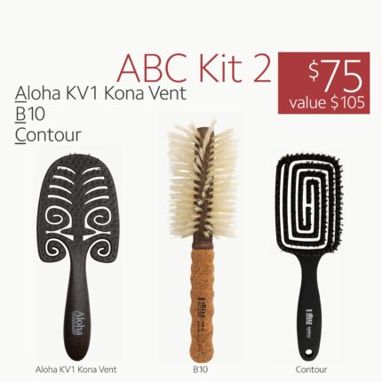 Ibiza Hair ABC Kit 2 - Complete Styling Brush Set
