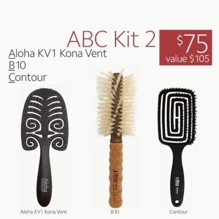 Ibiza Hair ABC Kit 2 - Complete Styling Brush Set
