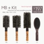 Ibiza Hair MB + Kit - Mixed Boar Professional Round Brush Set