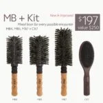Ibiza Hair MB + Kit - Mixed Boar Professional Round Brush Set