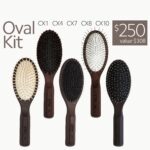 Ibiza Hair Oval Kit - 5-Piece Professional Brush Set