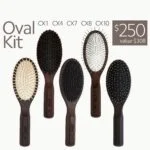Ibiza Hair Oval Kit - 5-Piece Professional Brush Set