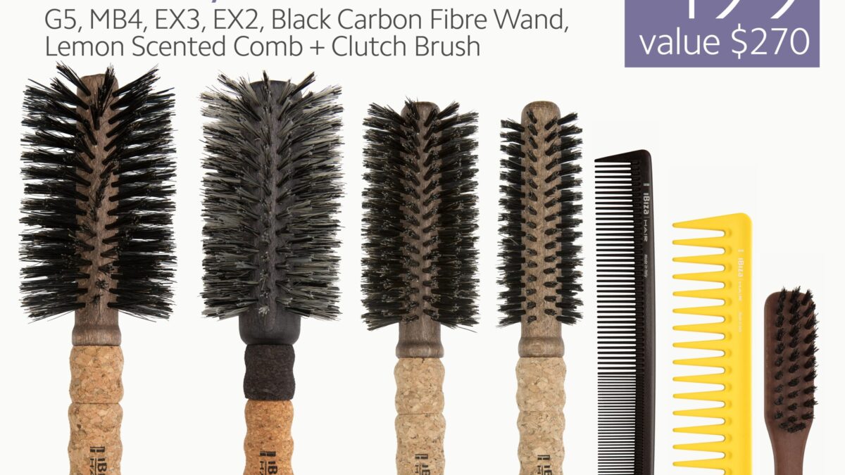 Ibiza Hair Variety Kit | Pro Brush & Comb Set | LA Shear